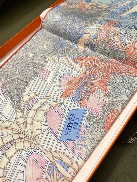 hermes faubourg tropical scarf|Faubourg Tropical Detail scarf 45 .